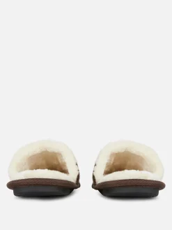 Pantuflas Con Costura Central