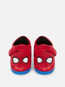 Pantuflas Con Suela Rígida De Spiderman De Marvel