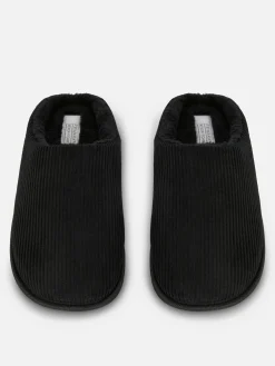 Pantuflas De Pana Destalonadas