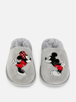 Pantuflas De Pelo De Minnie Y Mickey Mouse De Disney