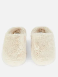 Pantuflas De Pelo Sintético