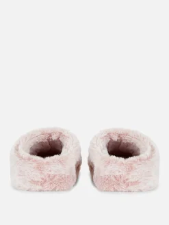 Pantuflas De Pelo Sintético