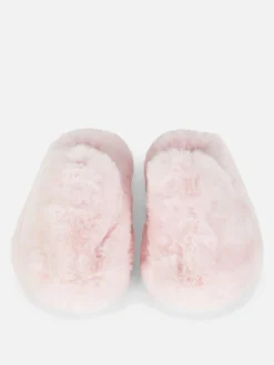 Pantuflas De Pelo Sintético