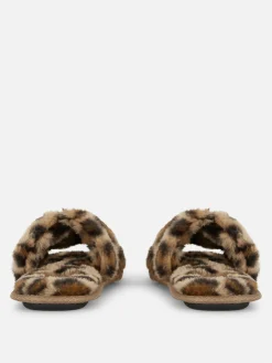 Pantuflas De Pelo Sintético