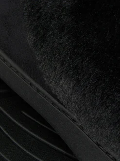 Pantuflas Estilo Mocasín Con Forro De Pelo Sintético