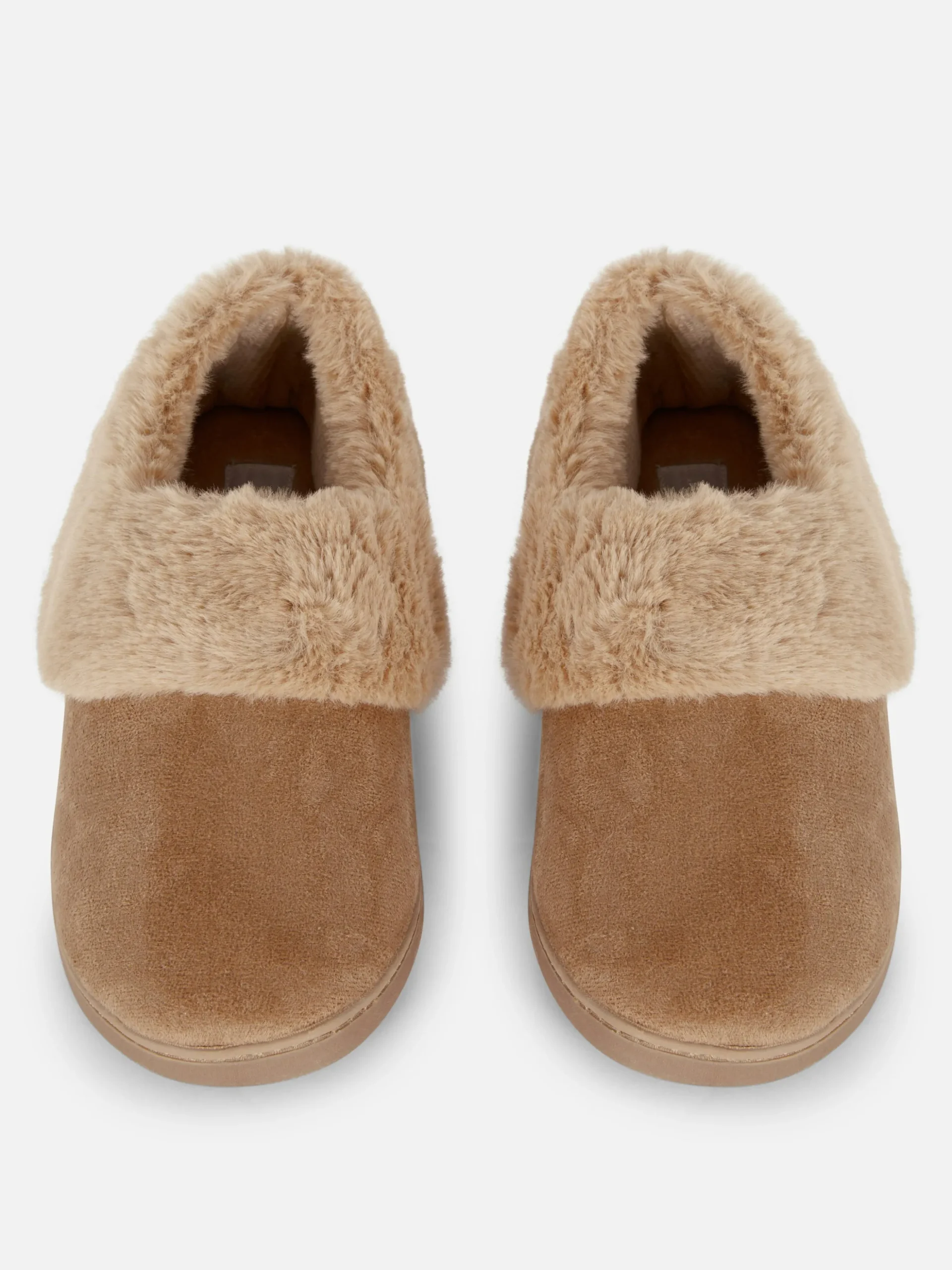 Pantuflas Estilo Mocasín Con Forro De Pelo Sintético