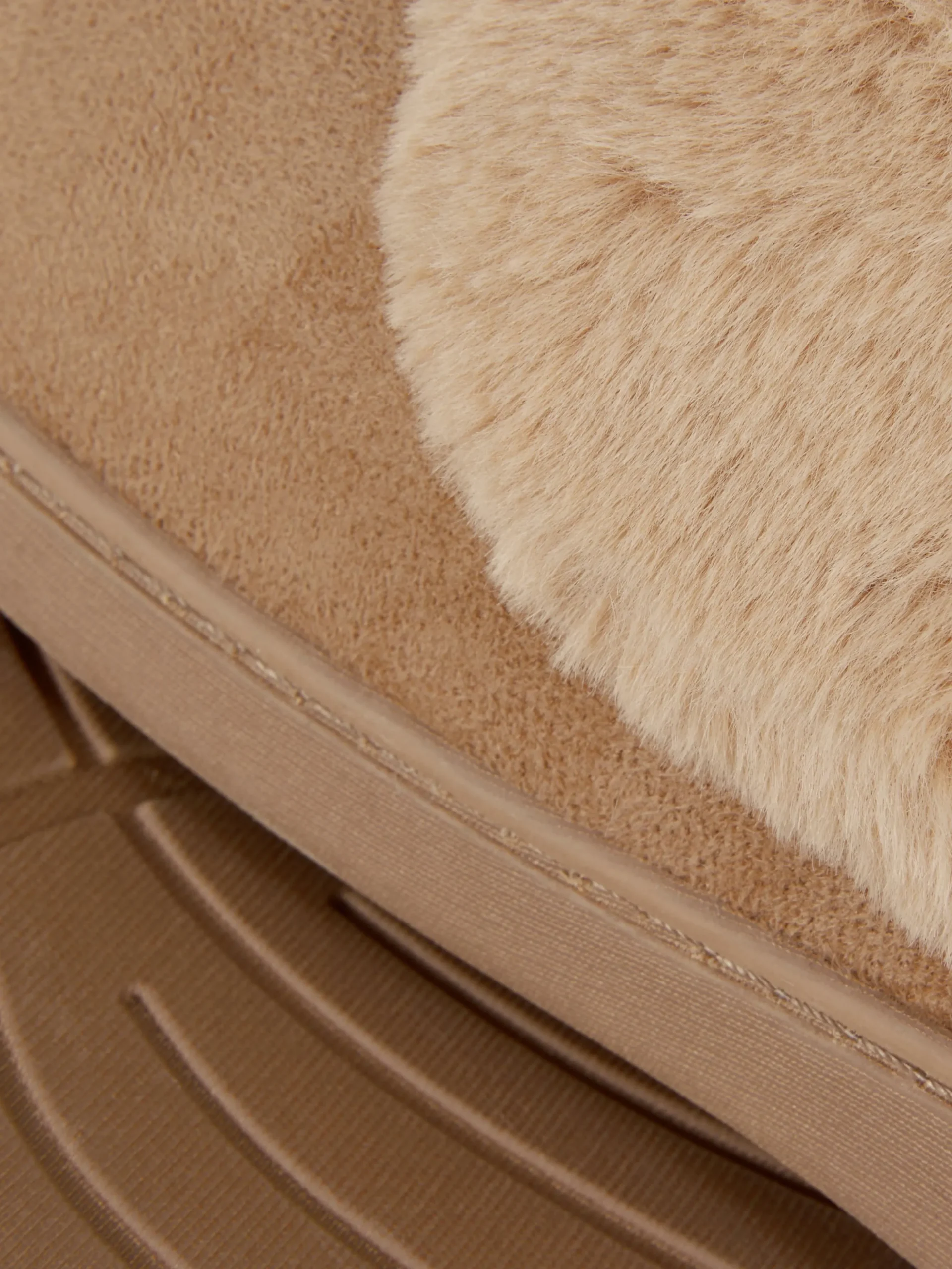 Pantuflas Estilo Mocasín Con Forro De Pelo Sintético