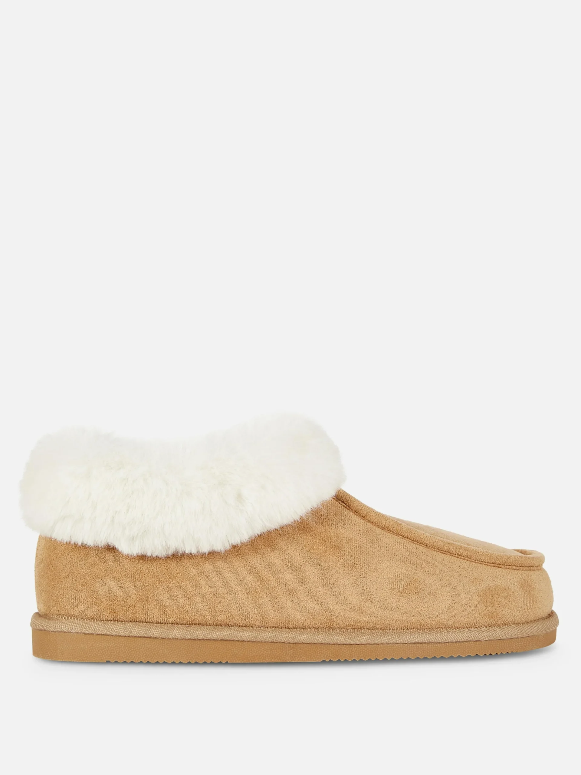 Pantuflas Estilo Mocasín Con Forro De Pelo Sintético