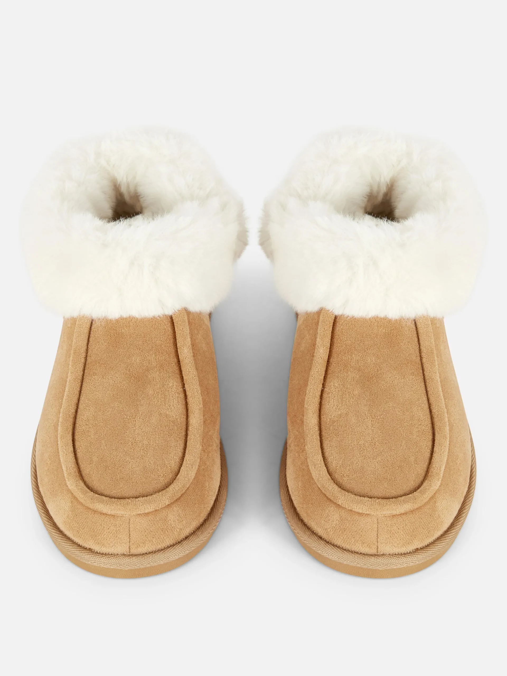 Pantuflas Estilo Mocasín Con Forro De Pelo Sintético