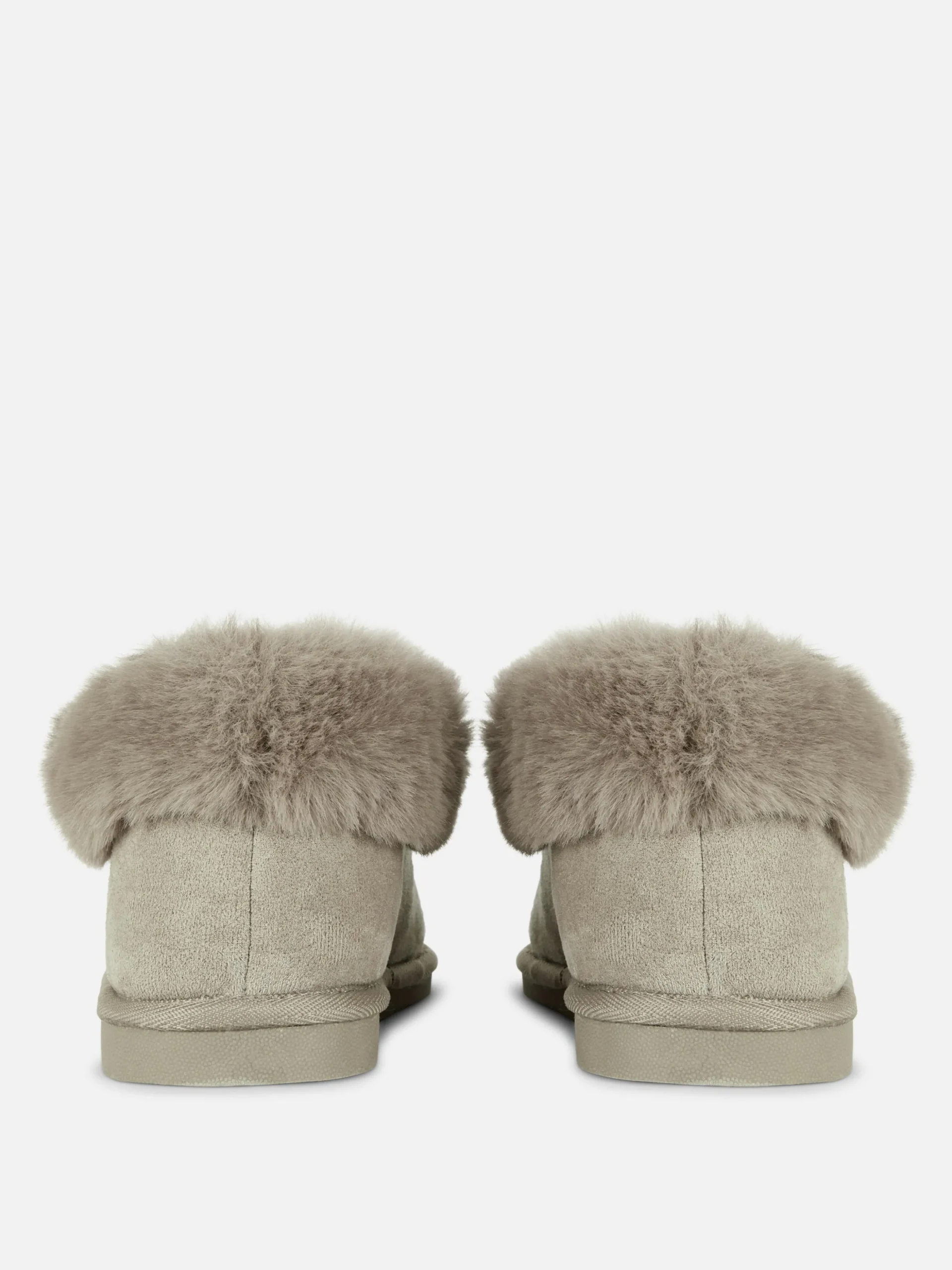 Pantuflas Estilo Mocasín Con Forro De Pelo Sintético