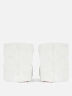 Pantuflas Tipo Patuco De Felpa De Hello Kitty