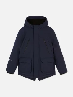 Parka Con Capucha Para Niño Mayor