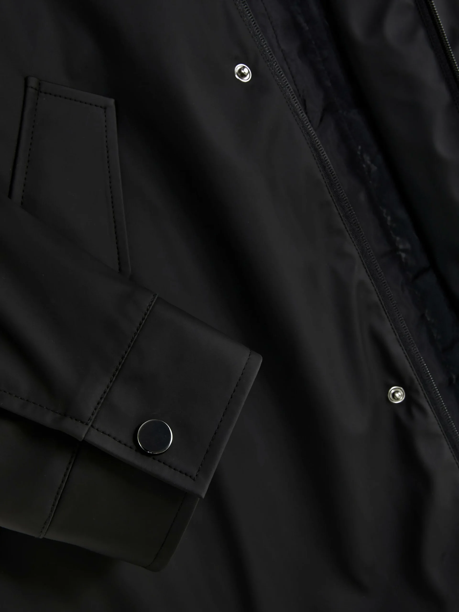 Parka Con Capucha Y Revestimiento De Goma