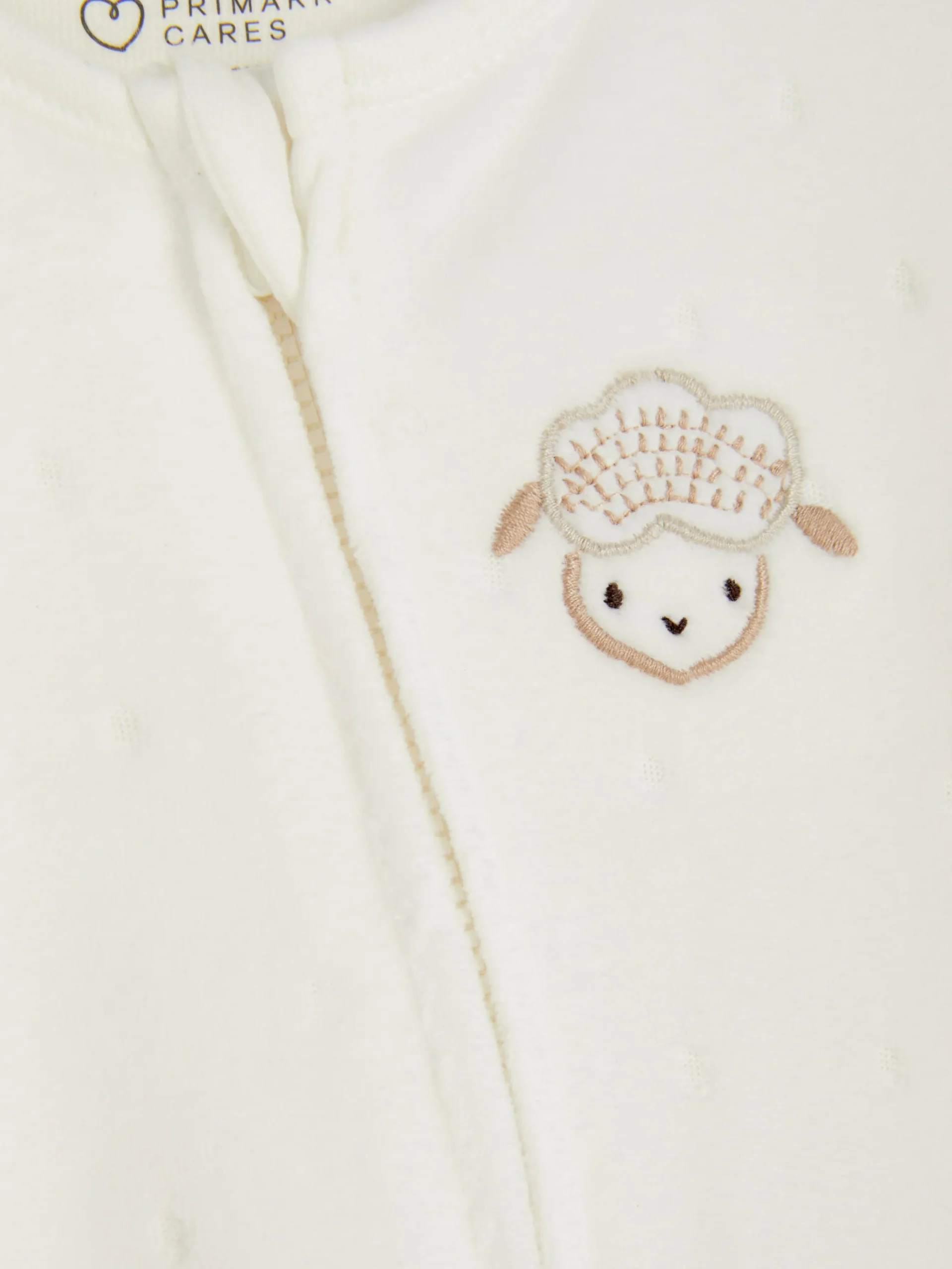 Pelele De Velvetón Con Estampado De Ovejas