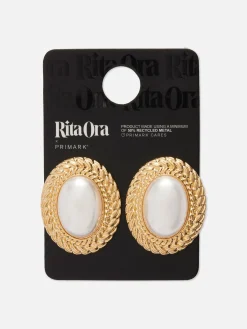 Pendientes De Perlas Artificiales XL De Rita Ora