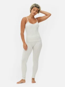 Pijama Con Camiseta De Tirantes Y Leggings