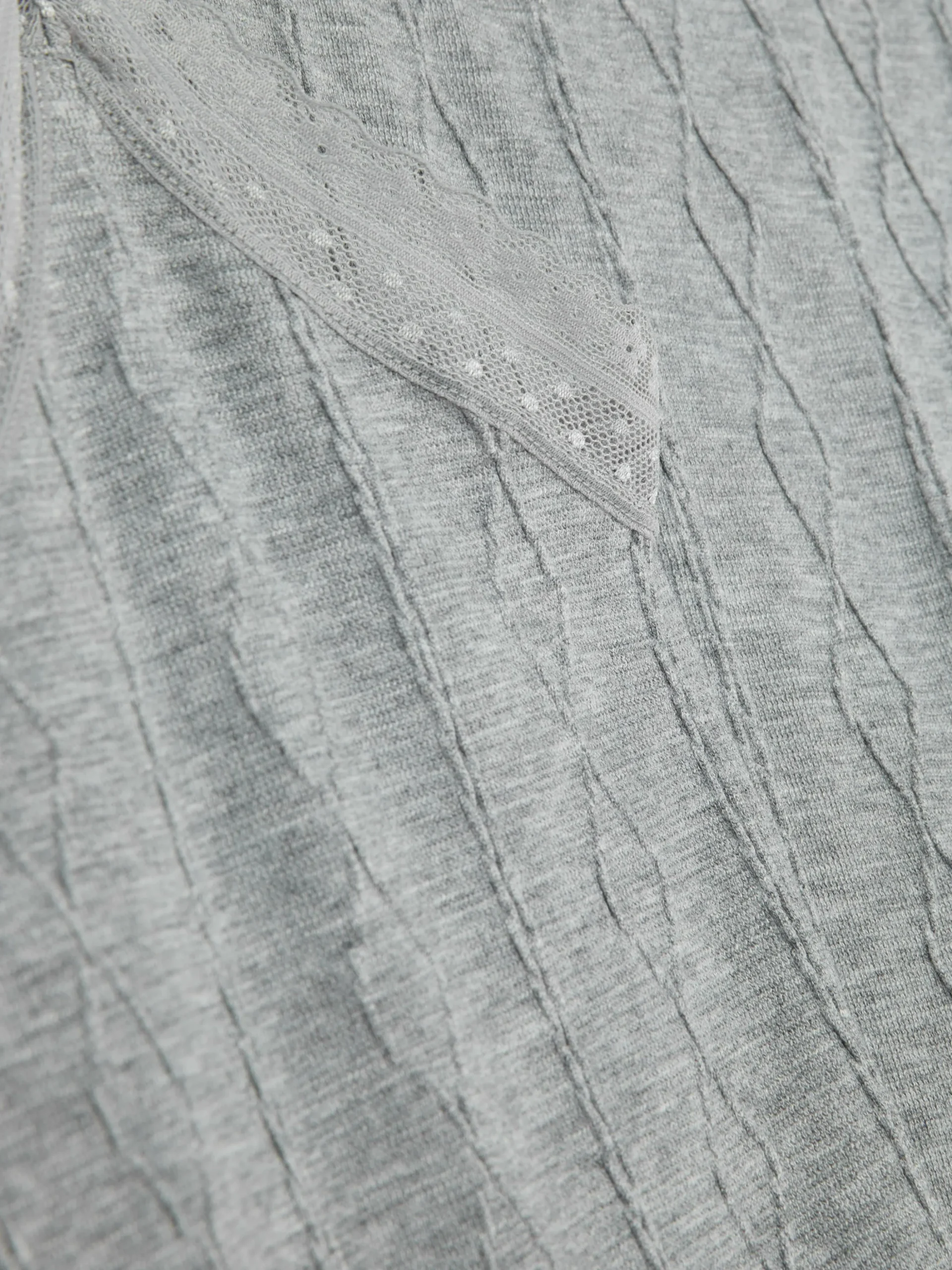 Pijama Con Camiseta De Tirantes De Punto De Ochos