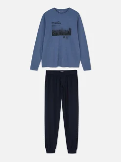 Pijama Con Estampado «Places Of The World»