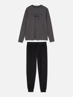 Pijama Con Estampado «Places Of The World»