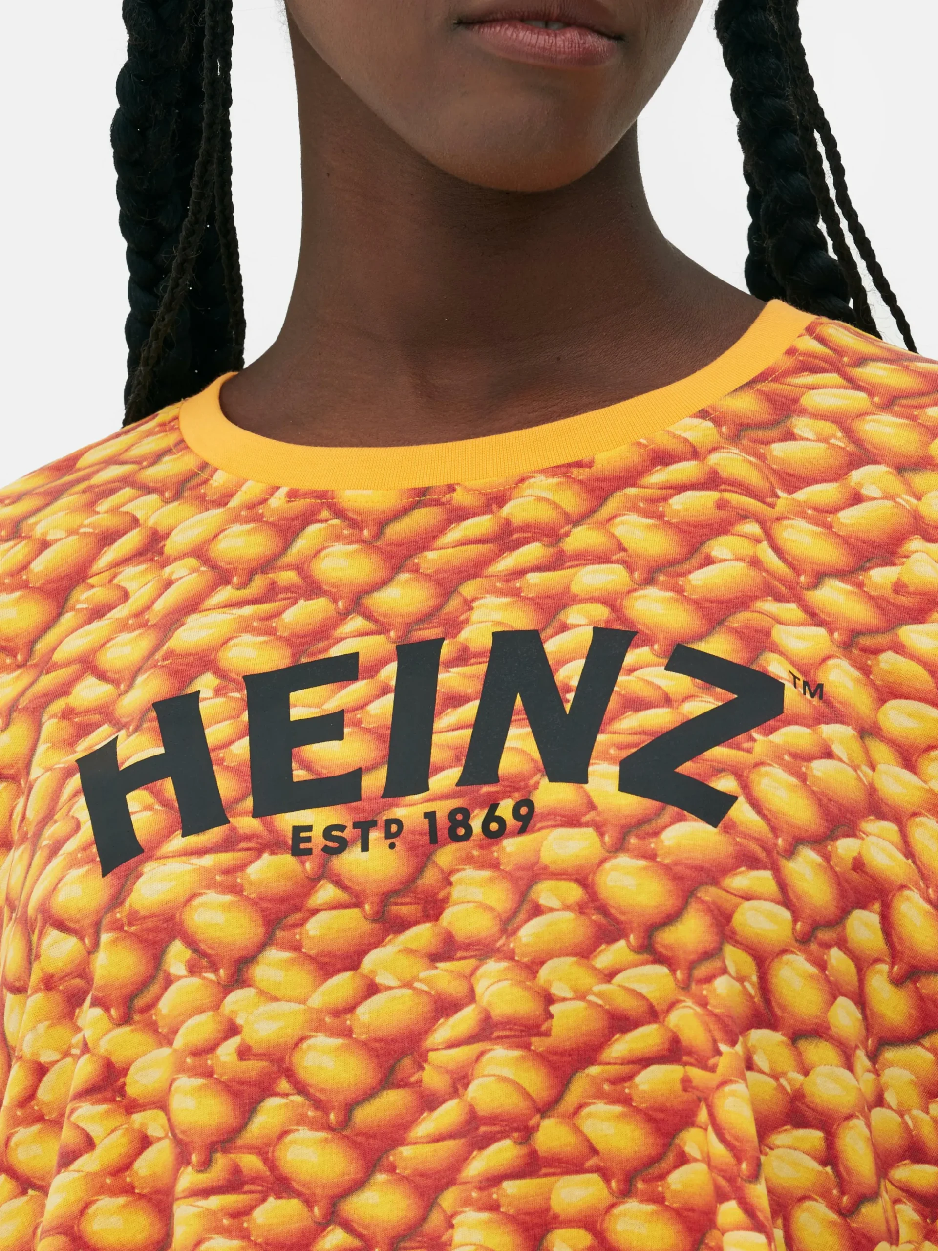 Pijama Corto Con Estampado Gráfico De Heinz