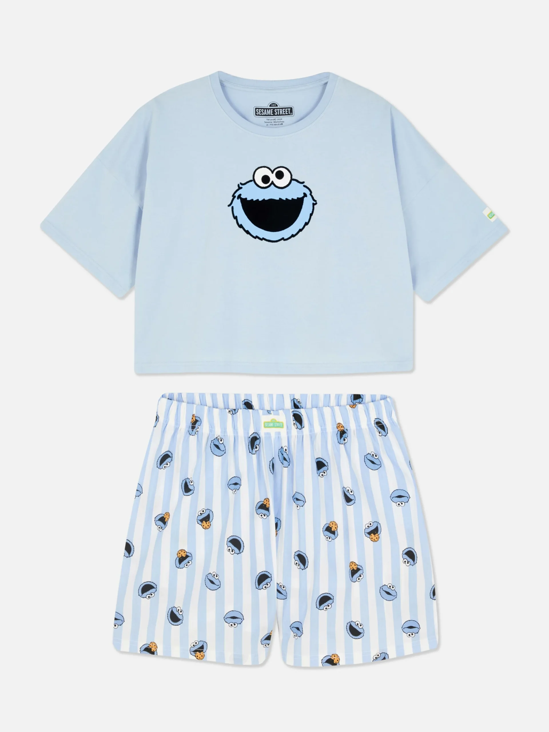 Pijama Corto De Barrio Sésamo