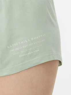 Pijama Corto De Hokusai