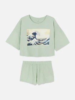 Pijama Corto De Hokusai