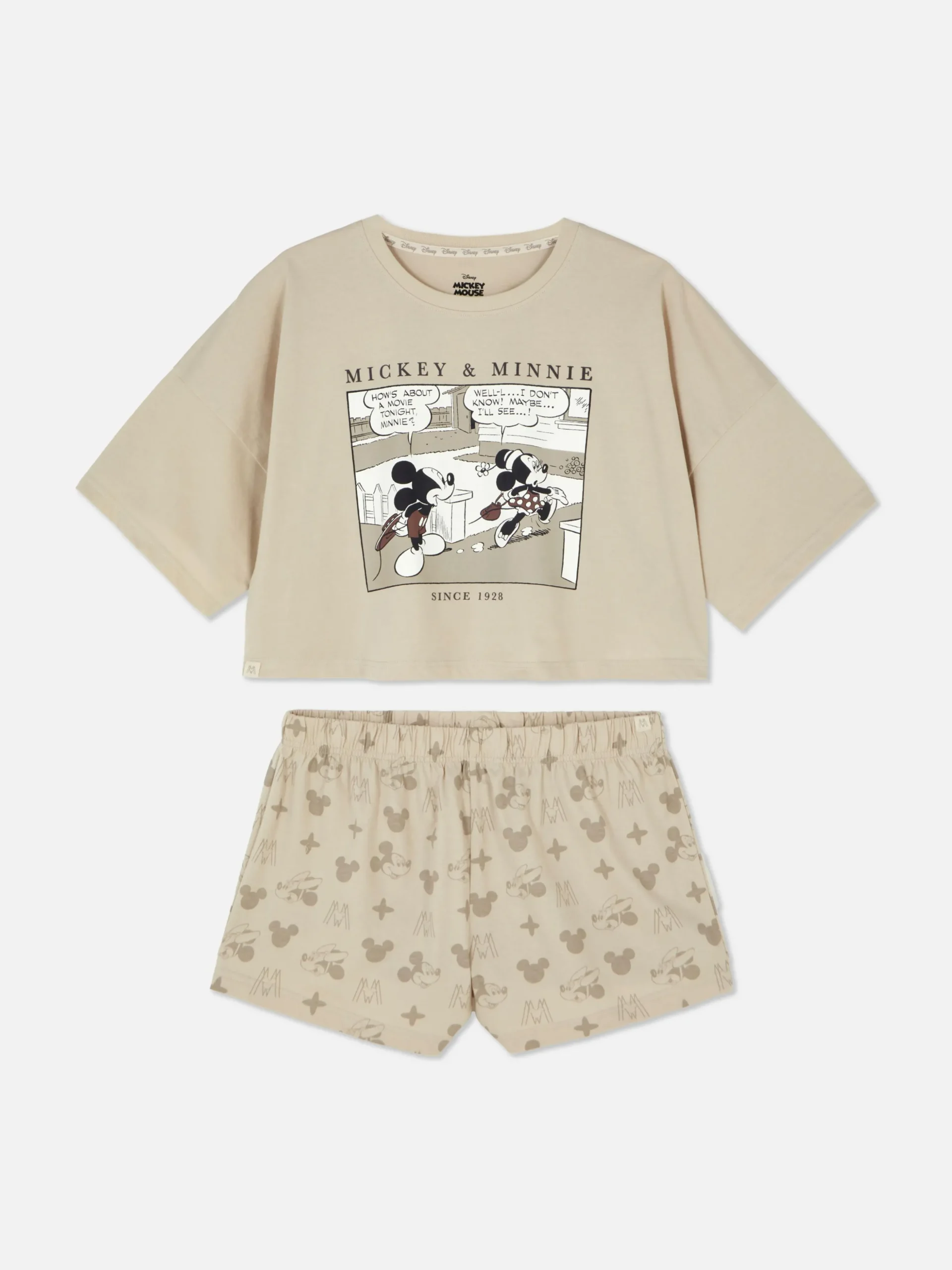 Pijama Corto De Mickey Mouse De Disney