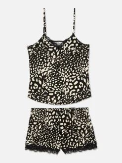 Pijama De Camiseta De Tirantes Y Pantalones Cortos