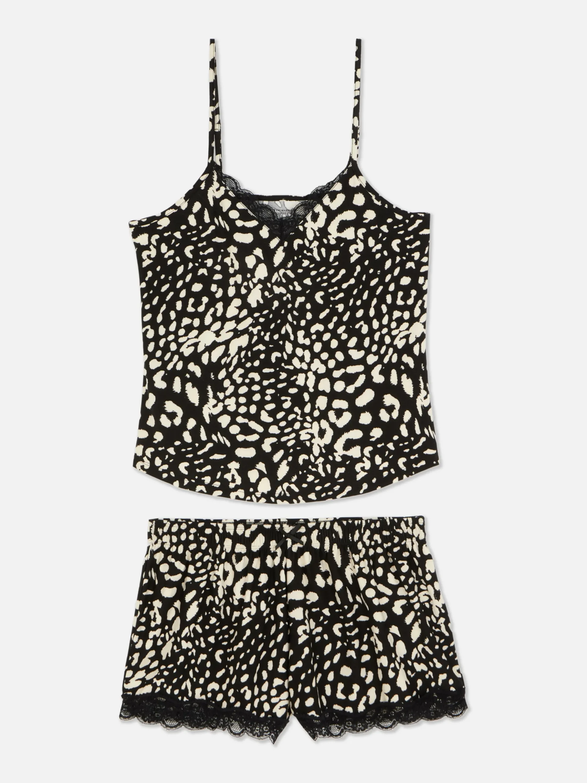 Pijama De Camiseta De Tirantes Y Pantalones Cortos