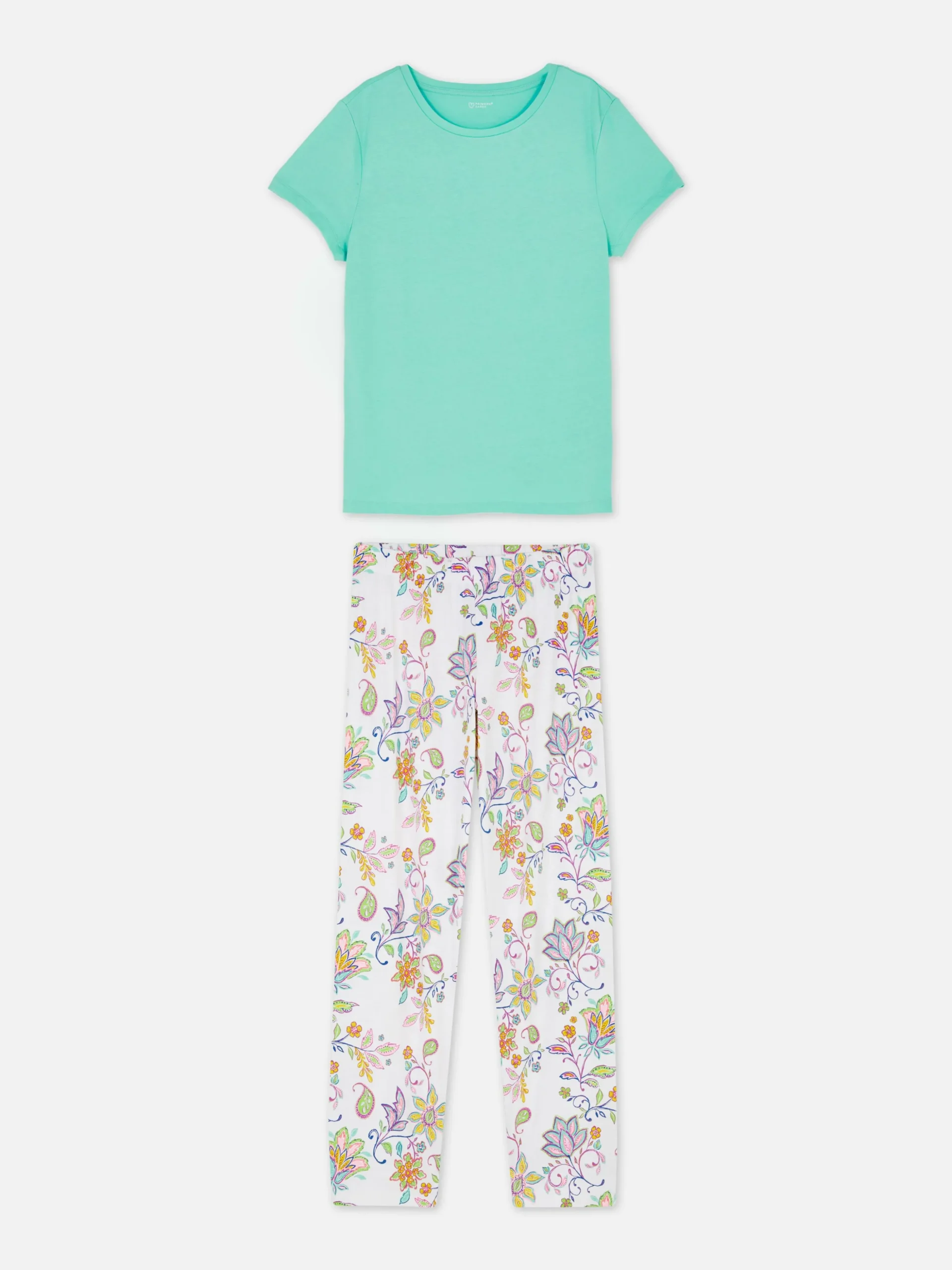 Pijama De Manga Corta Estampado