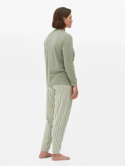 Pijama De Manga Larga Con Mensaje