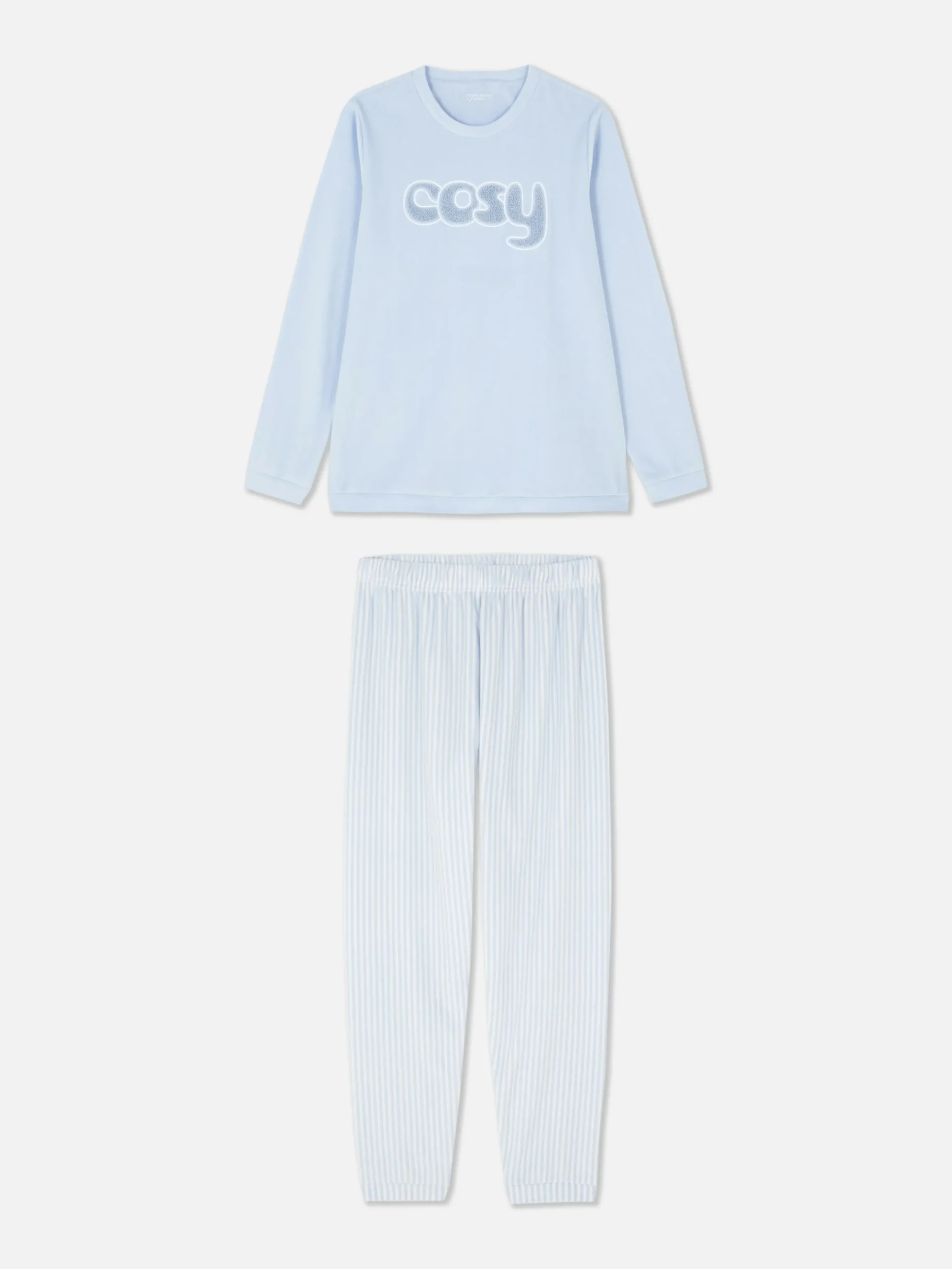 Pijama De Manga Larga Con Mensaje