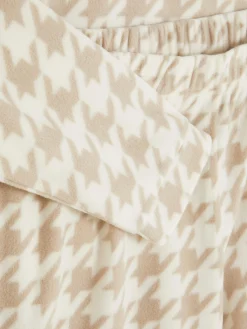 Pijama De Manga Larga De Microfelpa