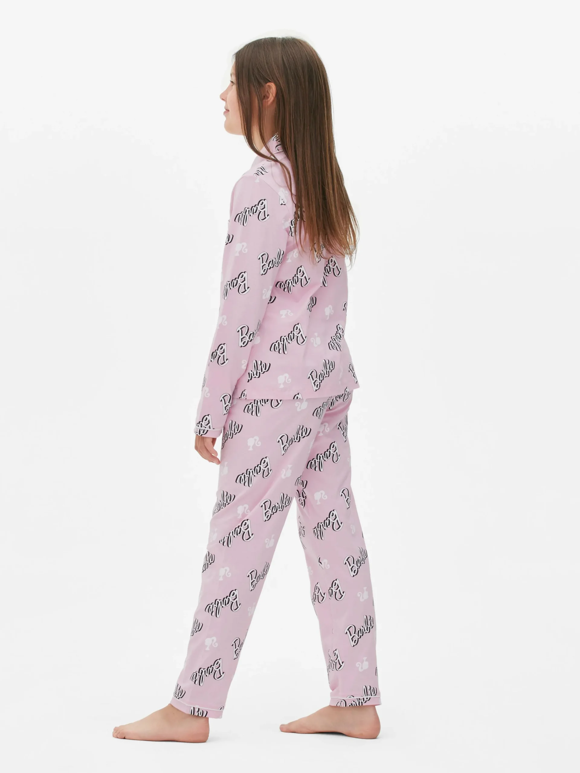 Pijama De Manga Larga De Barbie