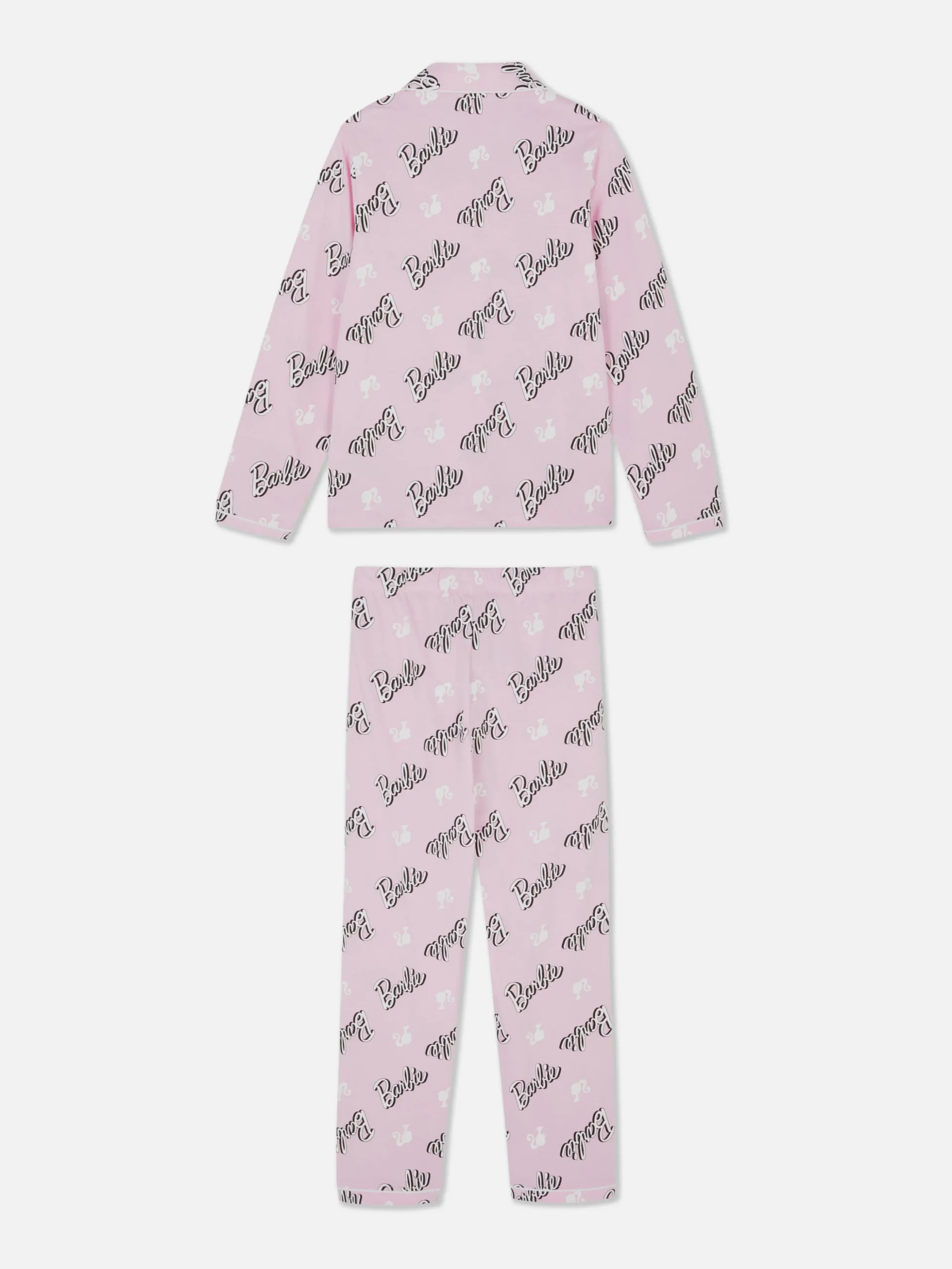Pijama De Manga Larga De Barbie