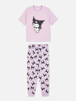 Pijama De Punto Con Kuromi De Hello Kitty