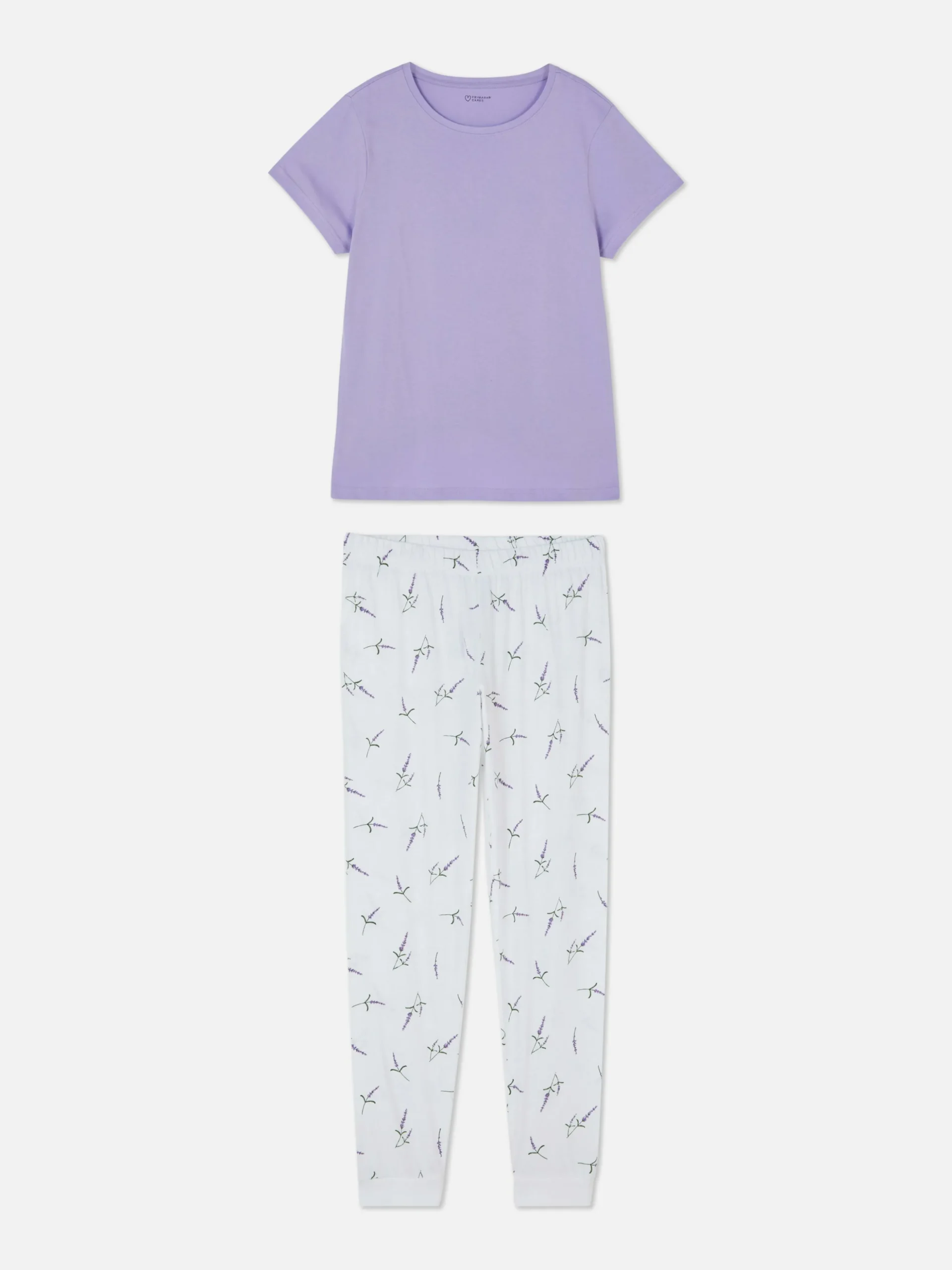 Pijama De Punto De Manga Corta Estampado