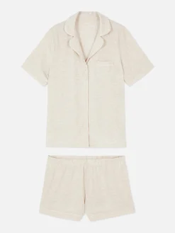 Pijama De Punto De Manga Corta