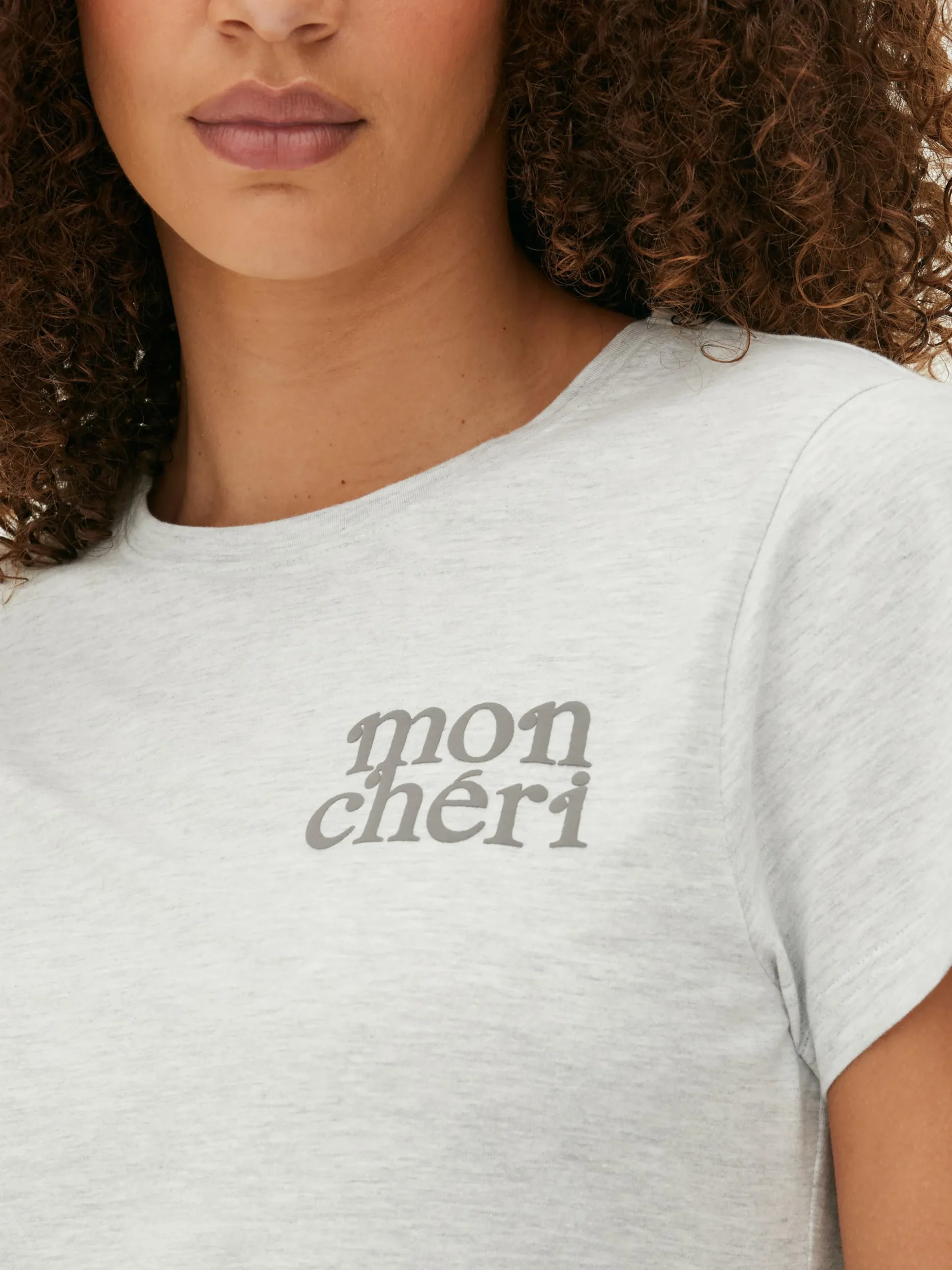 Pijama De Punto De Manga Corta Con Estampado Gráfico