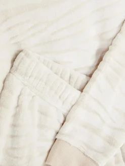 Pijama De Tejido Polar De Manga Larga