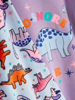 Pijama De Velvetón Con Dinosaurio