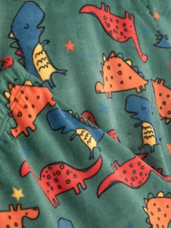 Pijama De Velvetón Con Estampado Gráfico