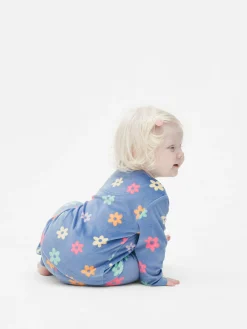 Pijama De Velvetón Con Estampado Gráfico