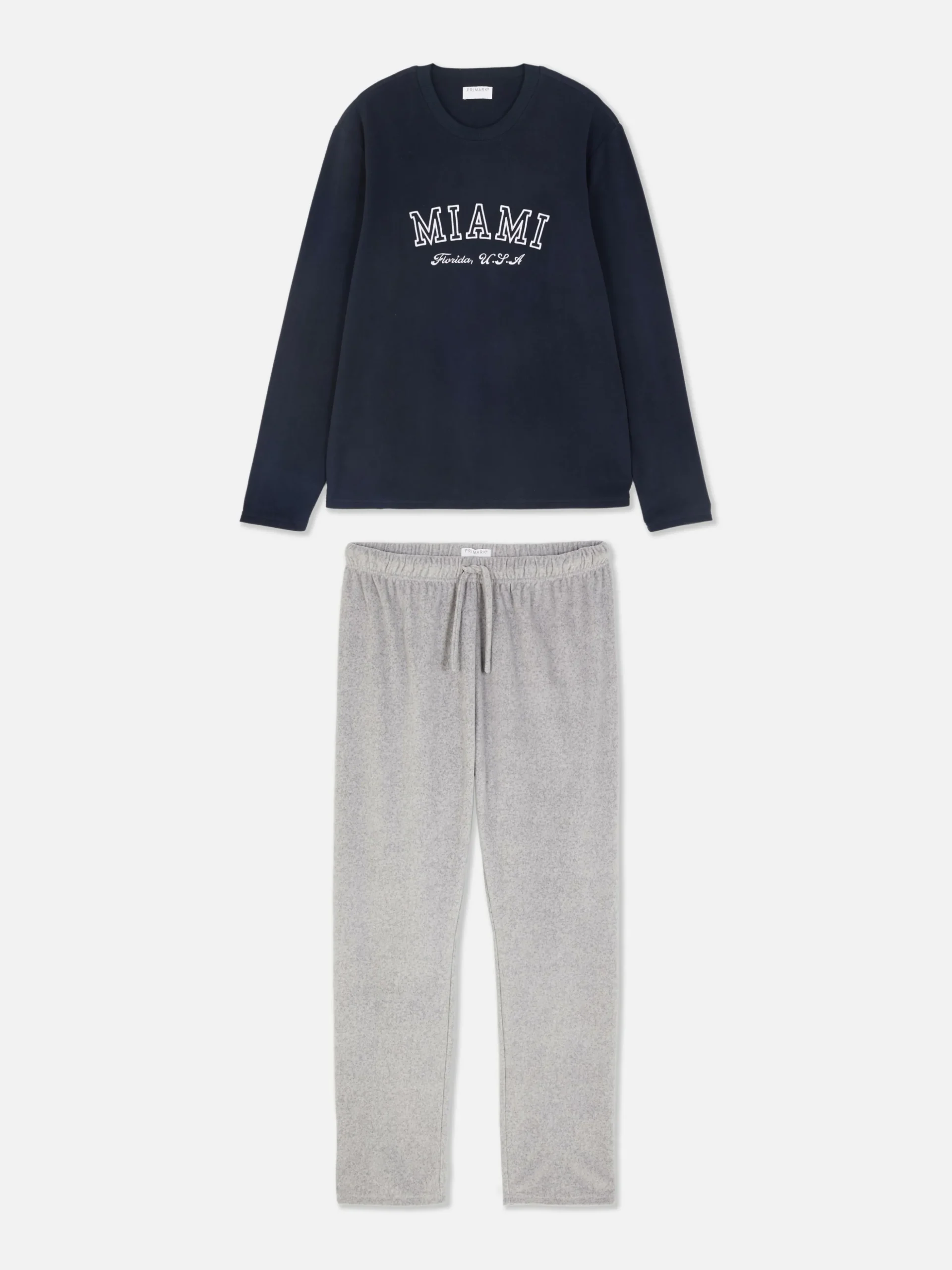 Pijama Largo Con Estampado «Miami»