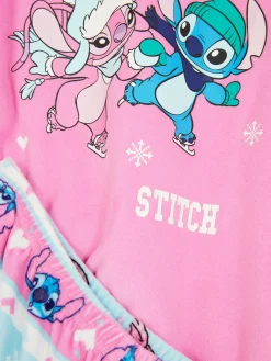 Pijama Largo Con Grecas Alpinas De Stitch De Disney