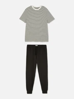 Pijama Largo Con Textura