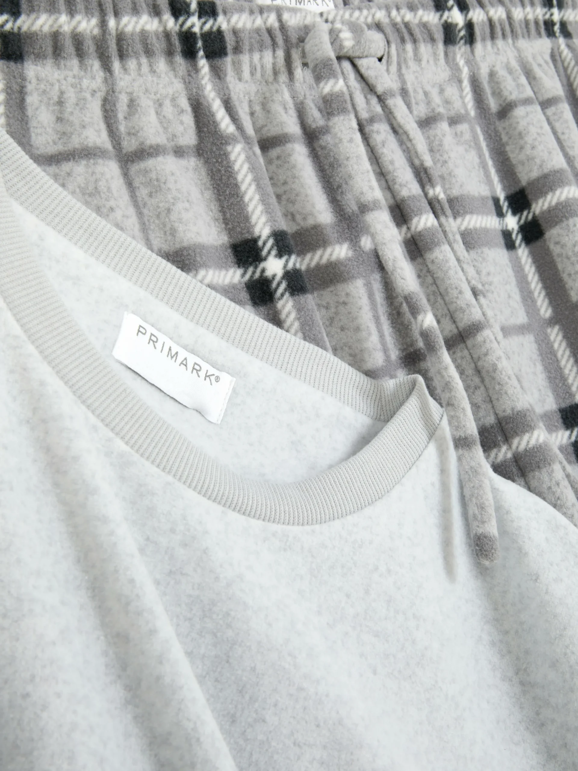 Pijama Largo Suave De Cuadros