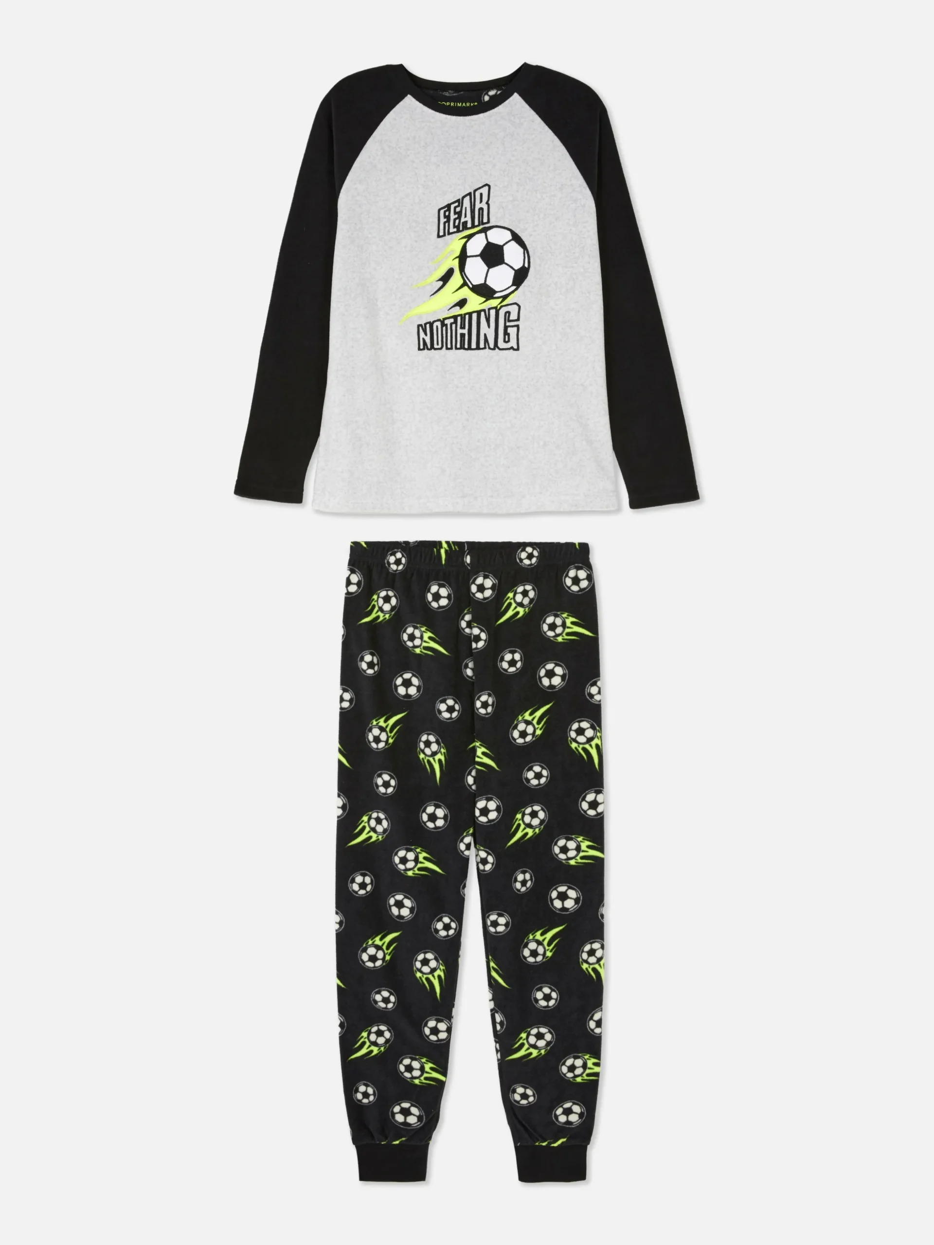 Pijama Polar Con Motivos De Fútbol