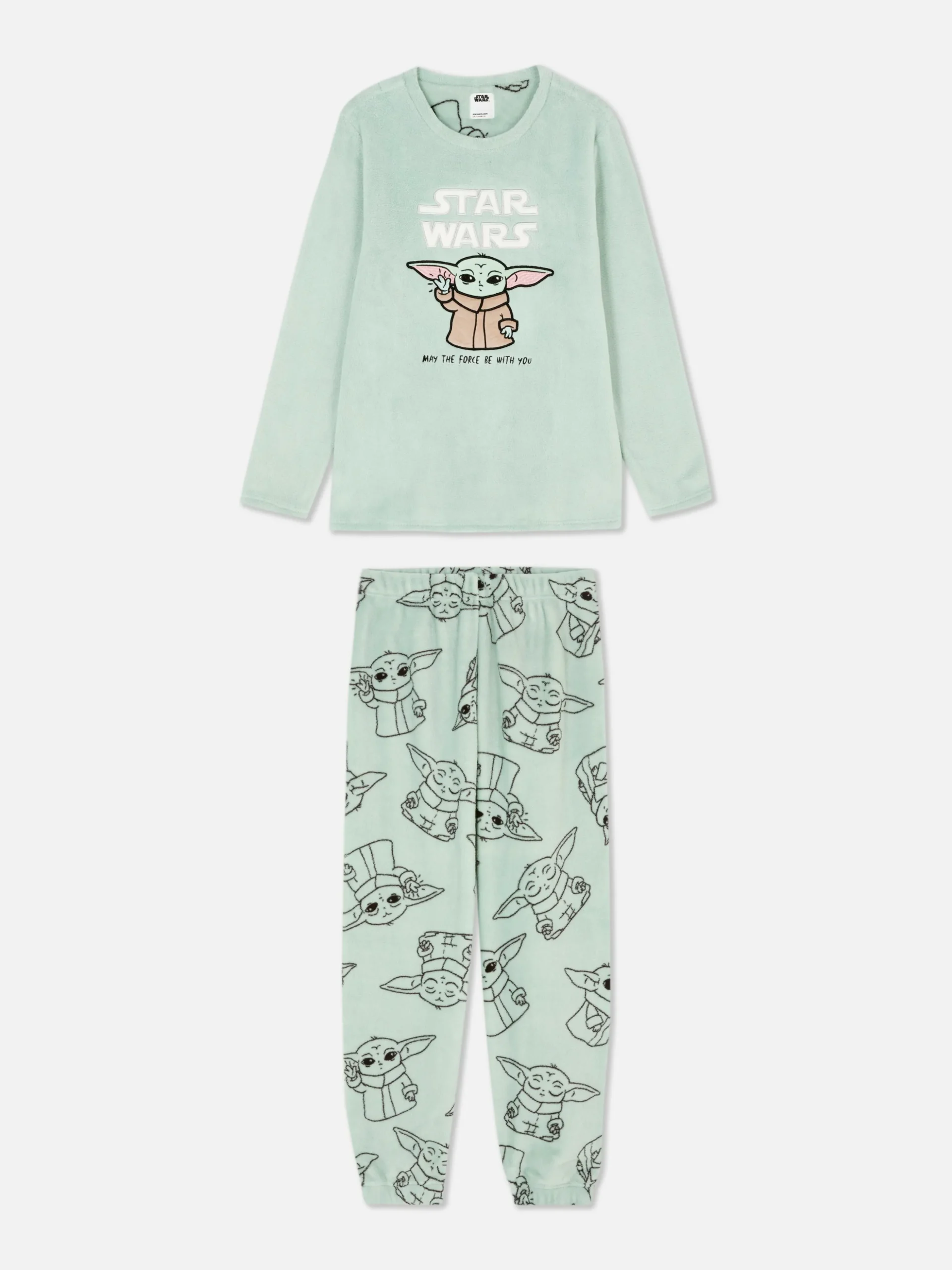 Pijama Polar De Baby Yoda De Star Wars